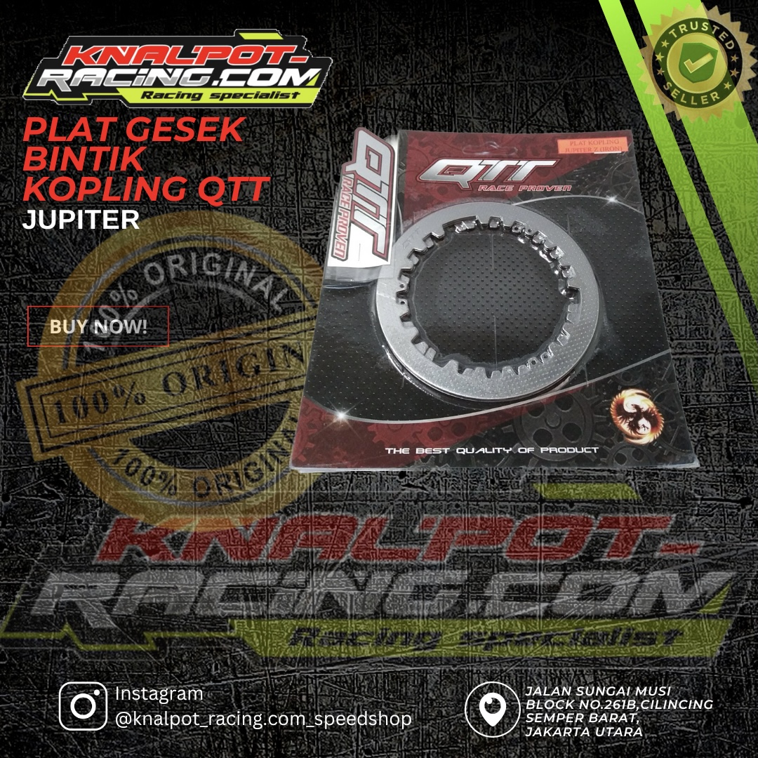 PLAT GESEK BINTIK KOPLING QTT JUPITER